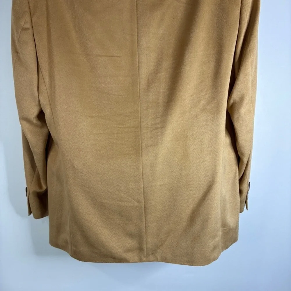 Chaps Ralph Lauren‎ Men's Camel Suede Blazer Sport Coat Jacket Size 41R